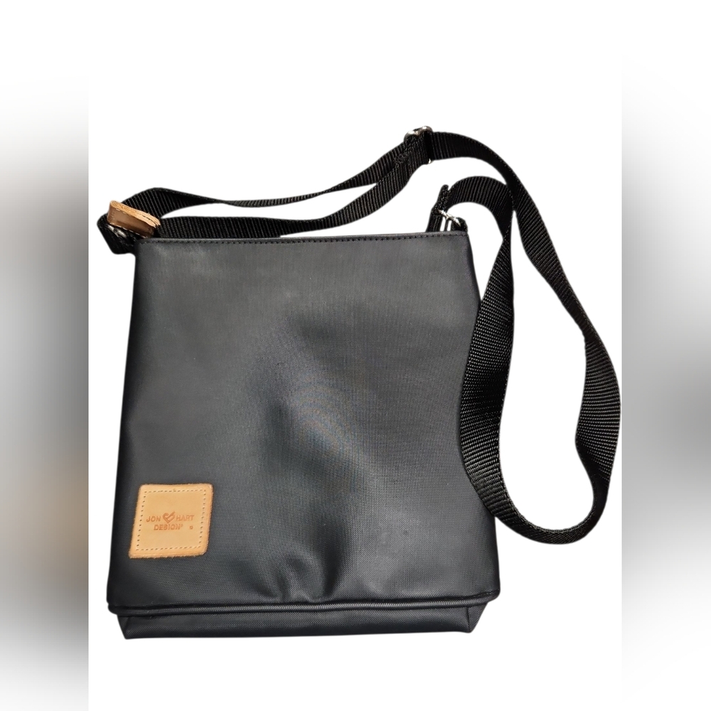 Jon Hart Design Black Messenger Bag